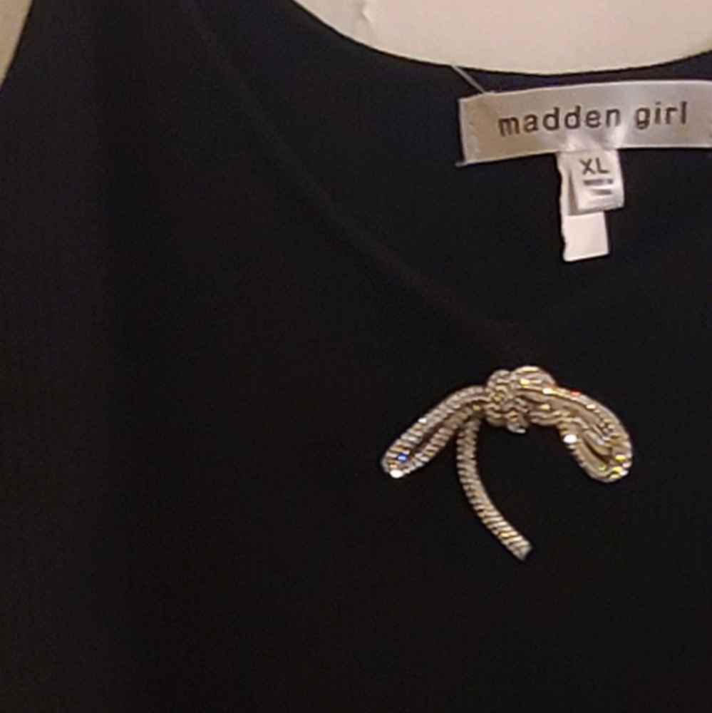 Madden Girl women's rhinestones strap dress perfect for a night out